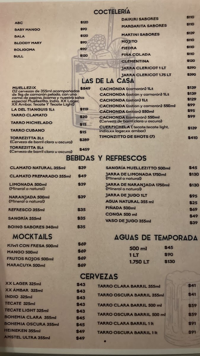 Muellezitto Hacienda Ojo de Agua Menu - Image 3